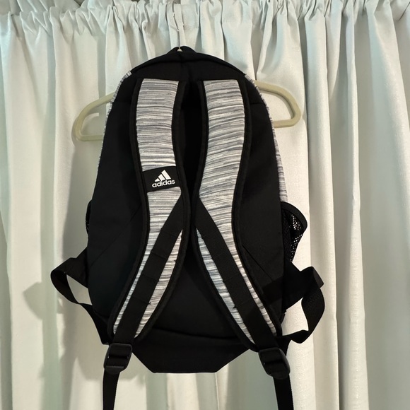 Adidas Men's Black and Gray Backpack - Picture 2 of 4